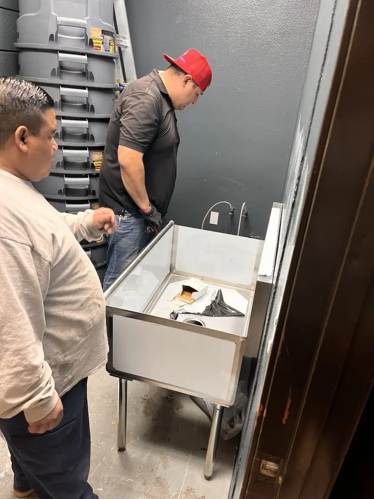 Commercial plumbing and sink installation in Glen Cove